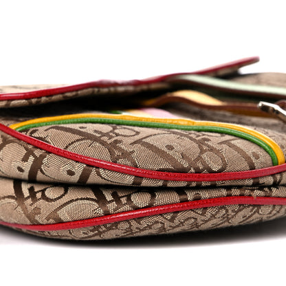 Christian Dior Monogram Rasta Saddle Bag Beige 8 of 14