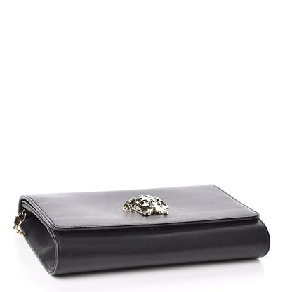 Versace Vitello Palazzo Medusa Evening Clutch Bag Black 4 of 16