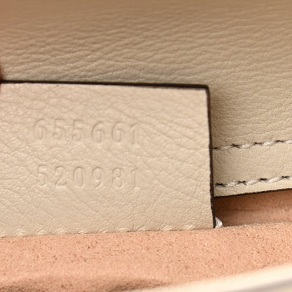 Gucci Wonka Grain Calfskin Mini Diana Tote Bag Mystic White Orange Fluo 7 of 10