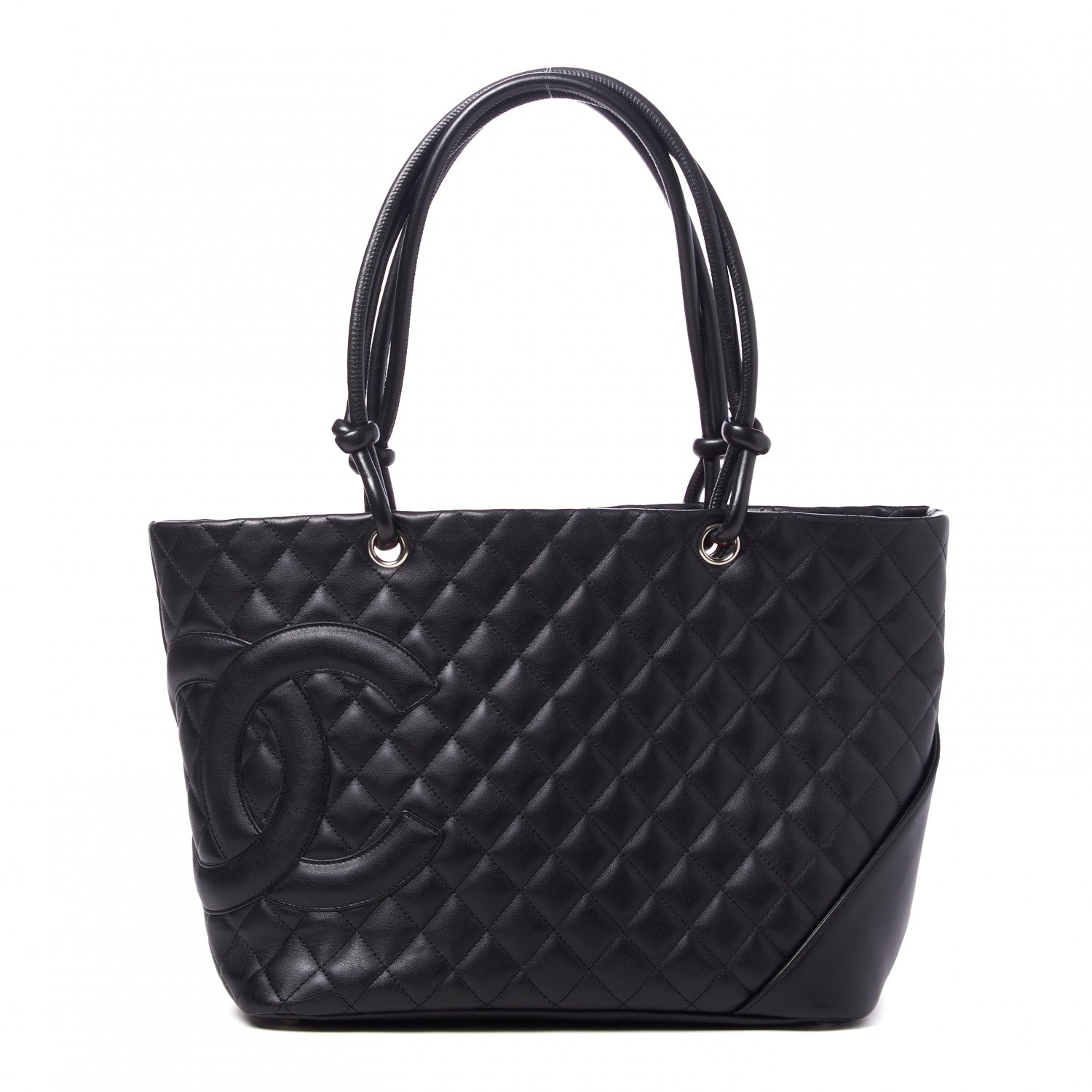 Chanel Calfskin Quilted Large Cambon Tote Black 1 of 8
