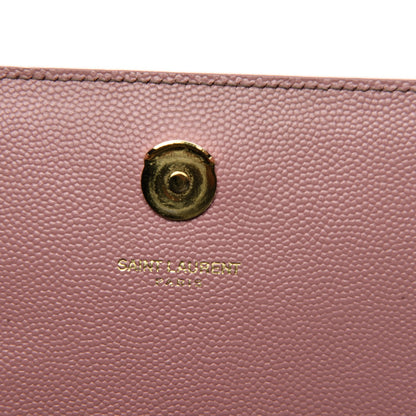 Saint Laurent Grain De Poudre Small Classic Monogram Kate Satchel Old Rose 5 of 7