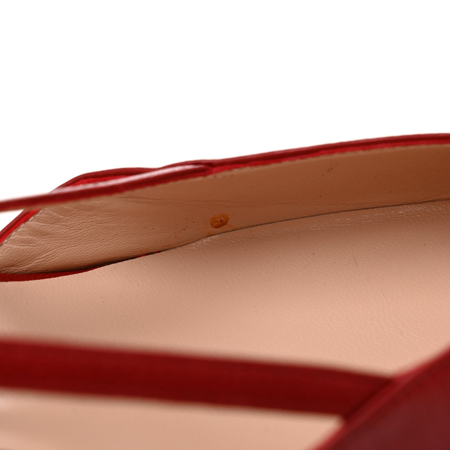 Malaga Kid Grosgrain Sylvie Web Bamboo Low Heel Pumps 41 Hibiscus Red