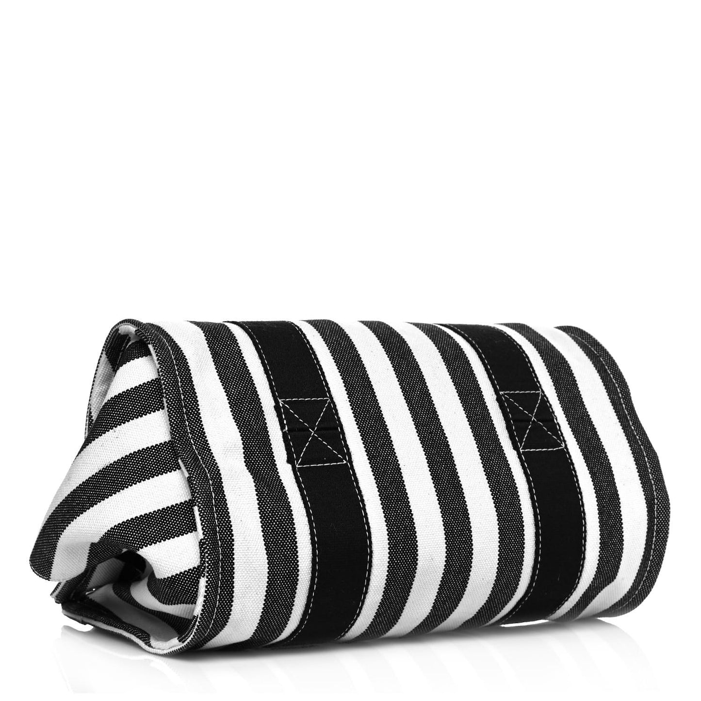 Canvas Striped Cannes Black White