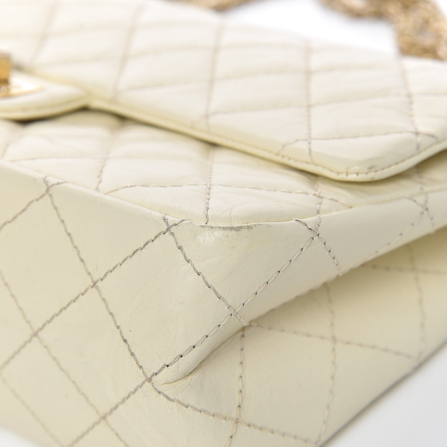 Aged Calfskin 2.55 Reissue 226 Flap Ivory