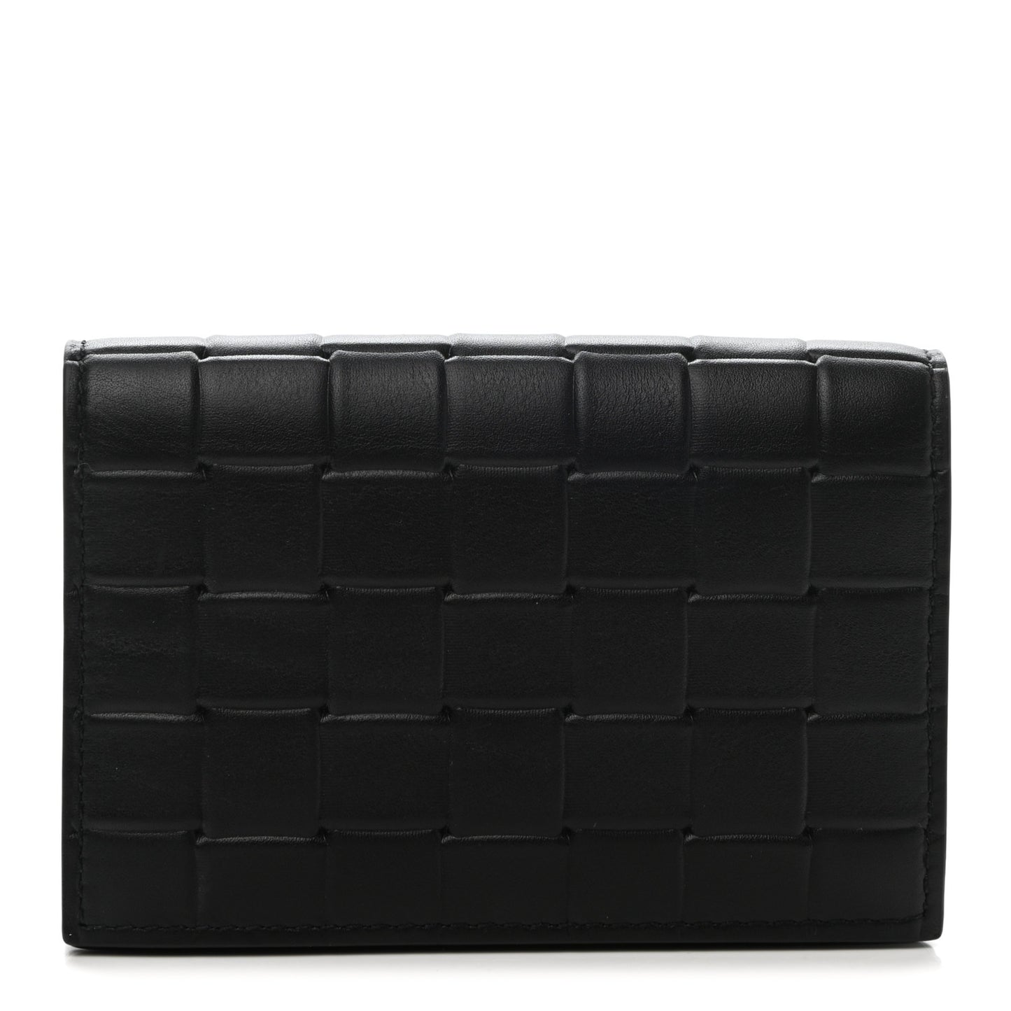 Nappa Intrecciato Card Holder Black