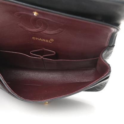 Chanel Lambskin Quilted Medium Double Flap Black 5 of 21