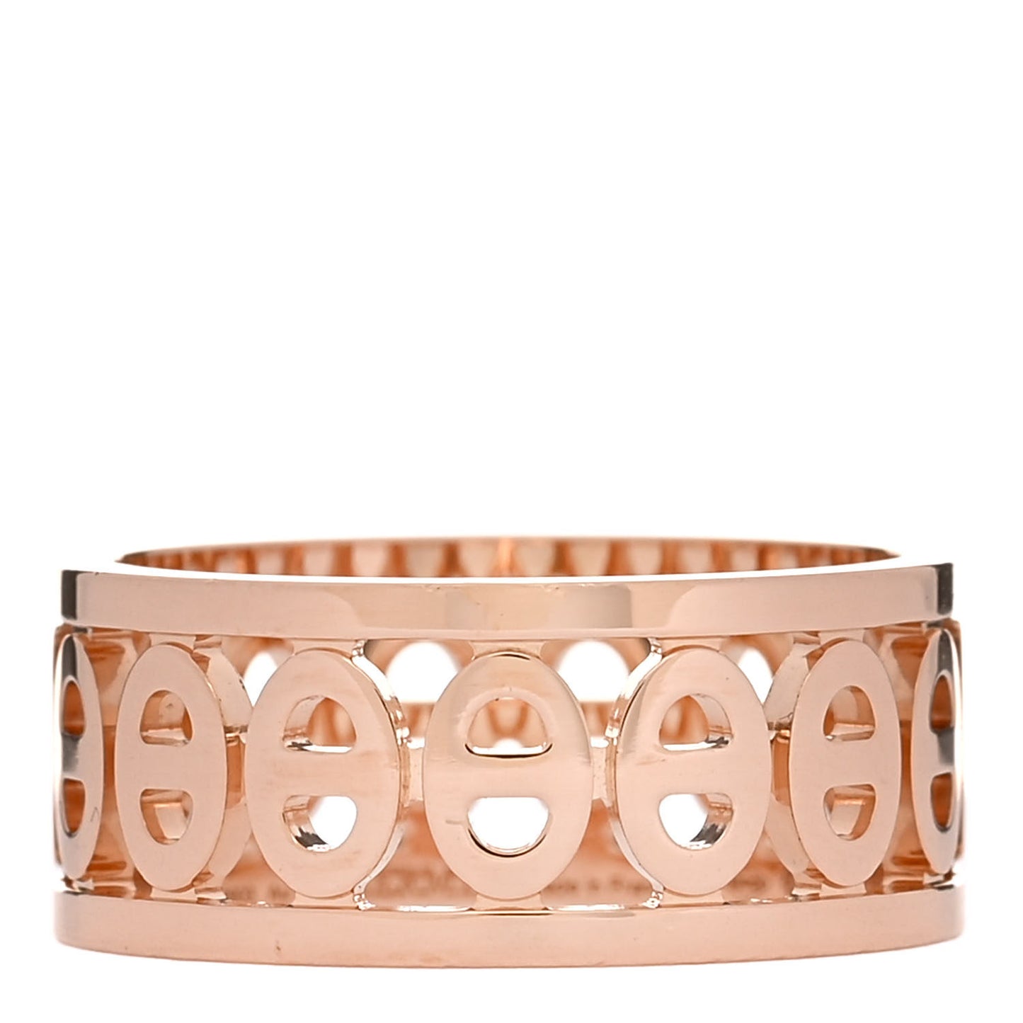 18K Rose Gold PM Chaine d'Ancre Divine Ring 52 6