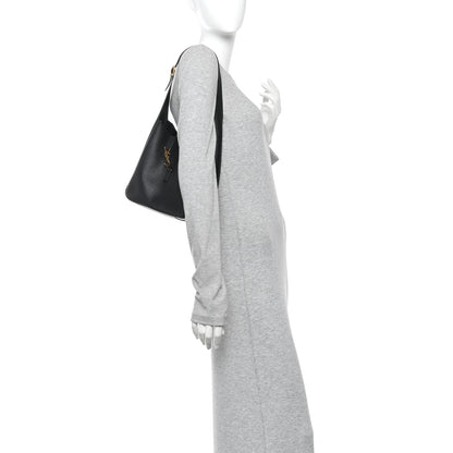Saint Laurent Grained Calfskin Small Le 5 A 7 Soft Hobo Black 2 of 10