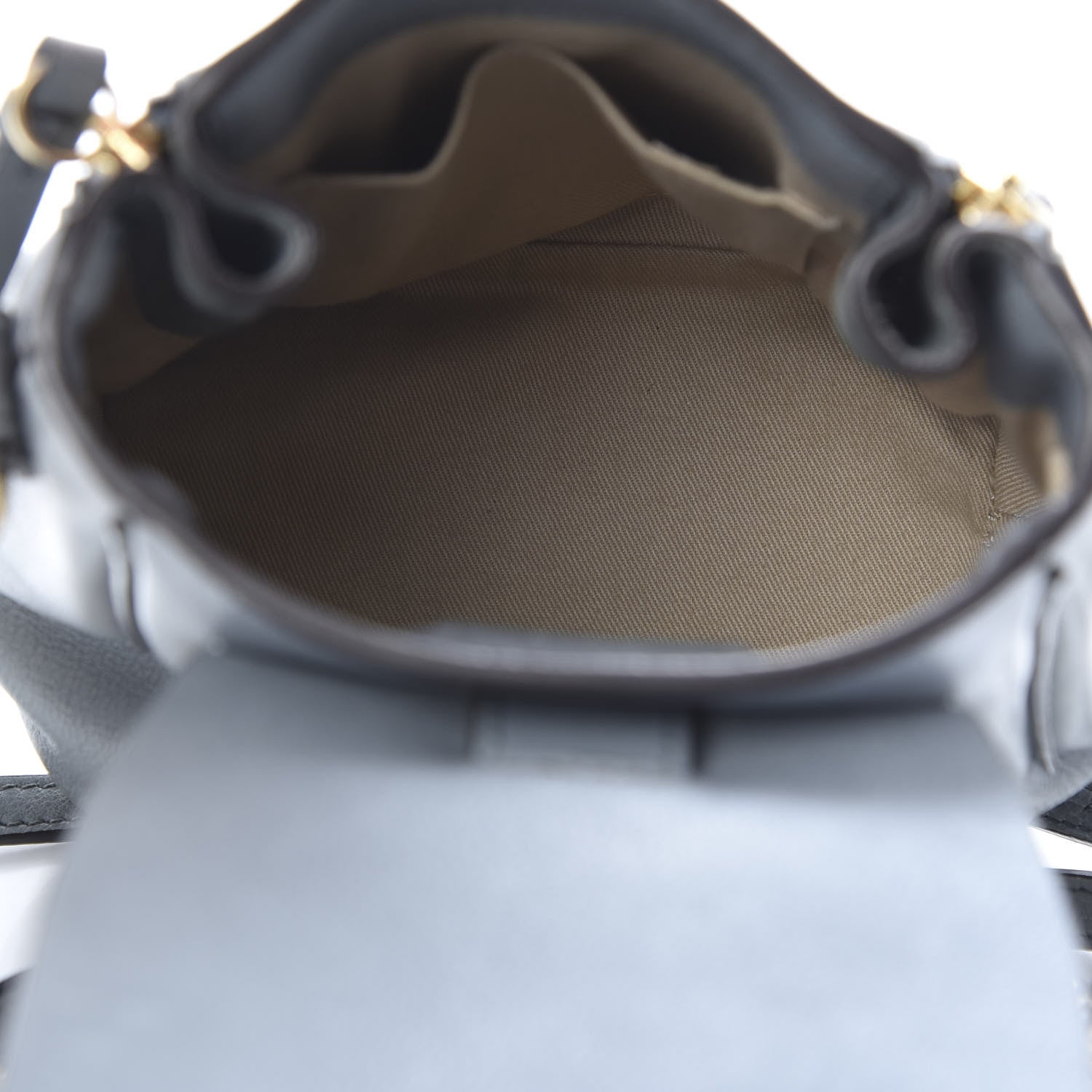 Chloe Suede Calfskin Mini Faye Backpack Cloudy Blue 4 of 11