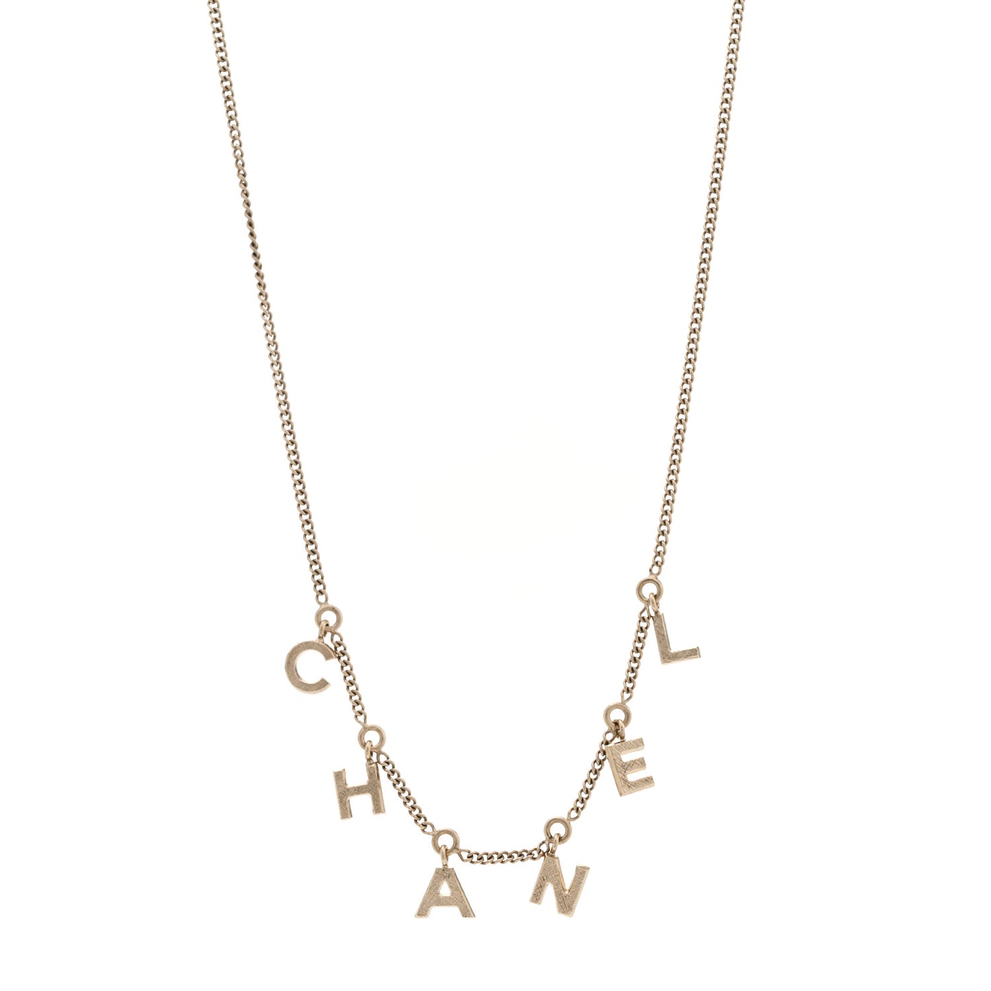 Logo Necklace Gold
