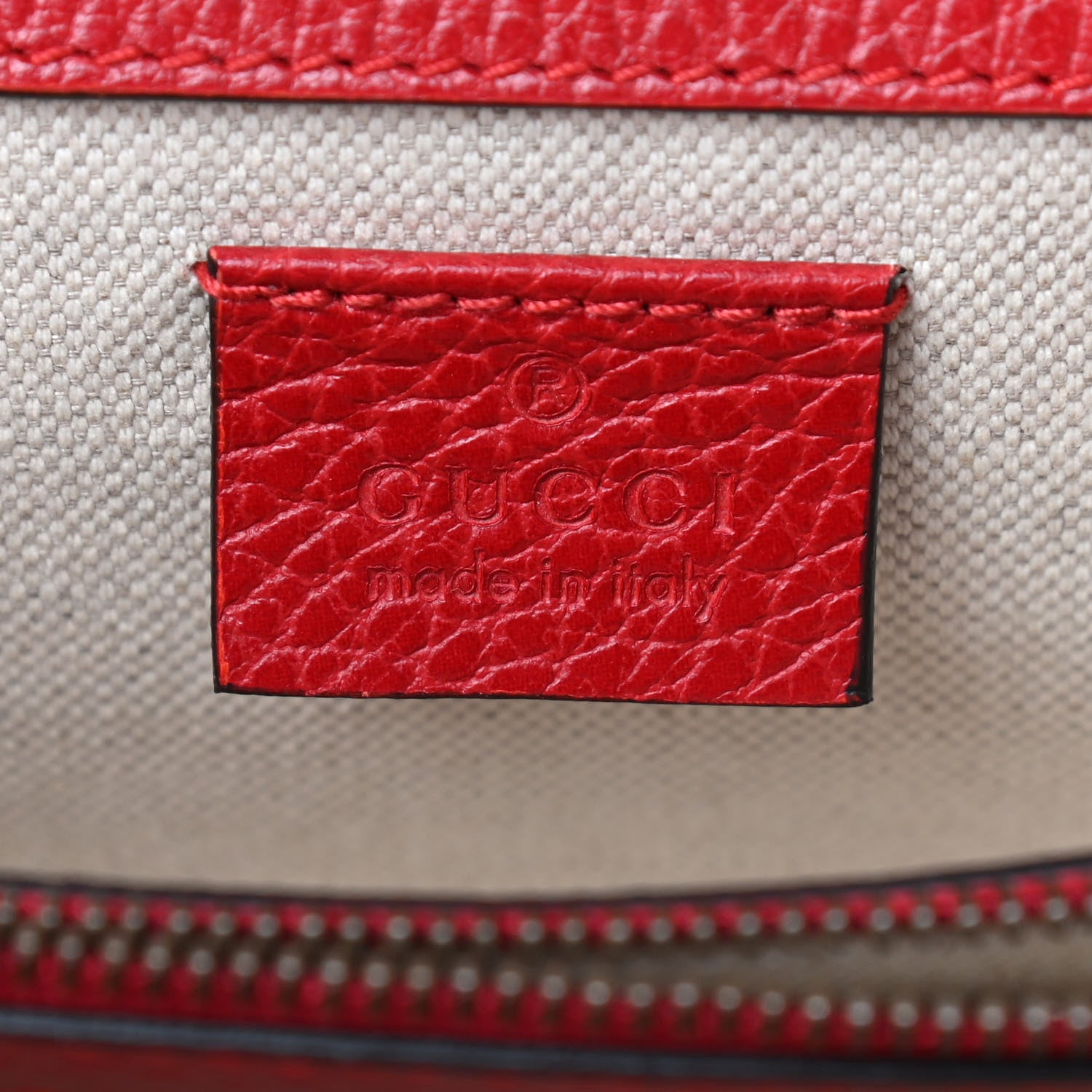 Gucci Dollar Calfskin Swarovski Crystal Small Dionysus Shoulder Bag Hibiscus Red 6 of 9
