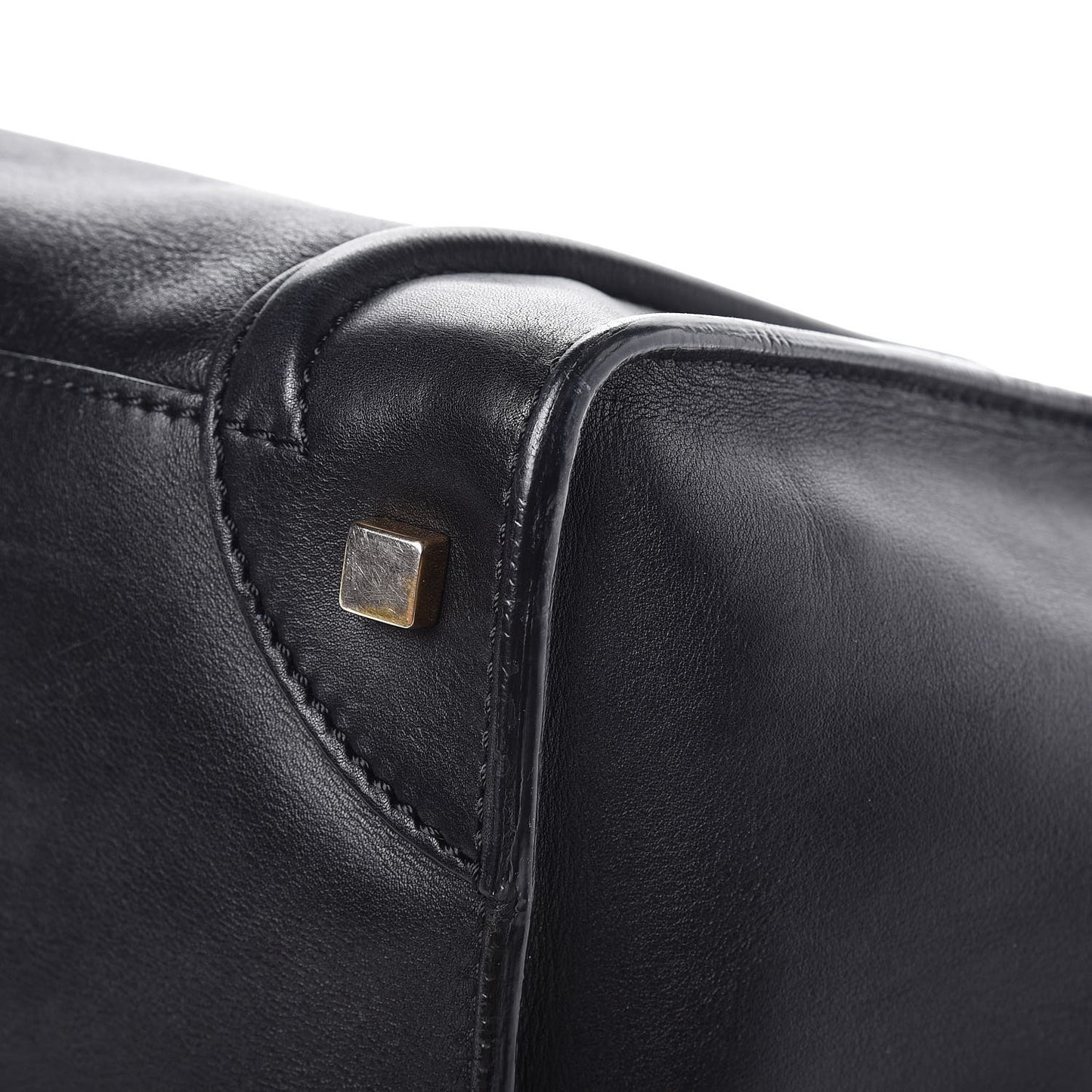 Smooth Calfskin Mini Luggage Black