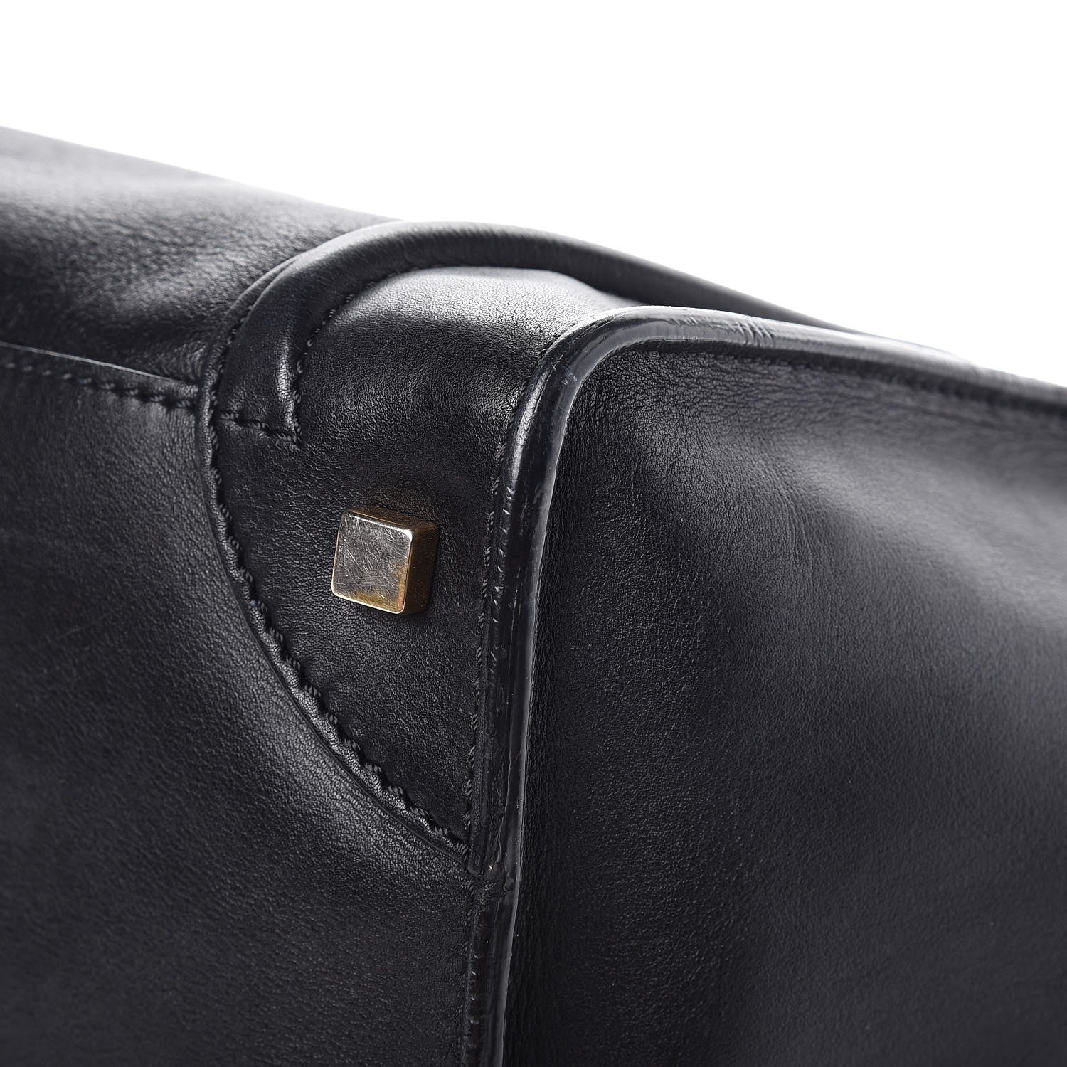 Celine Smooth Calfskin Mini Luggage Black 12 of 15