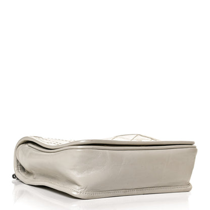 Saint Laurent Crinkled Calfskin Matelasse Monogram Niki Chain Wallet Crema Soft 4 of 15