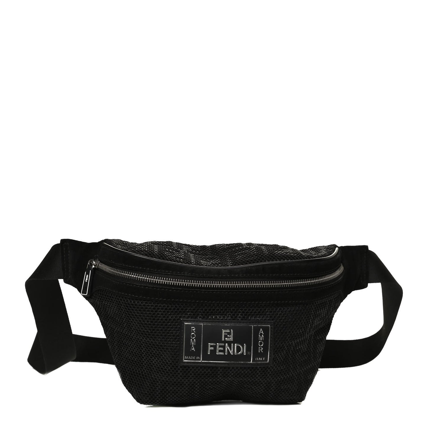 Neoprene FF Perforated Belt Bag Black