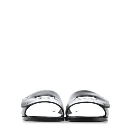 Hermes Calfskin View Sandals 36.5 Black 2 of 6