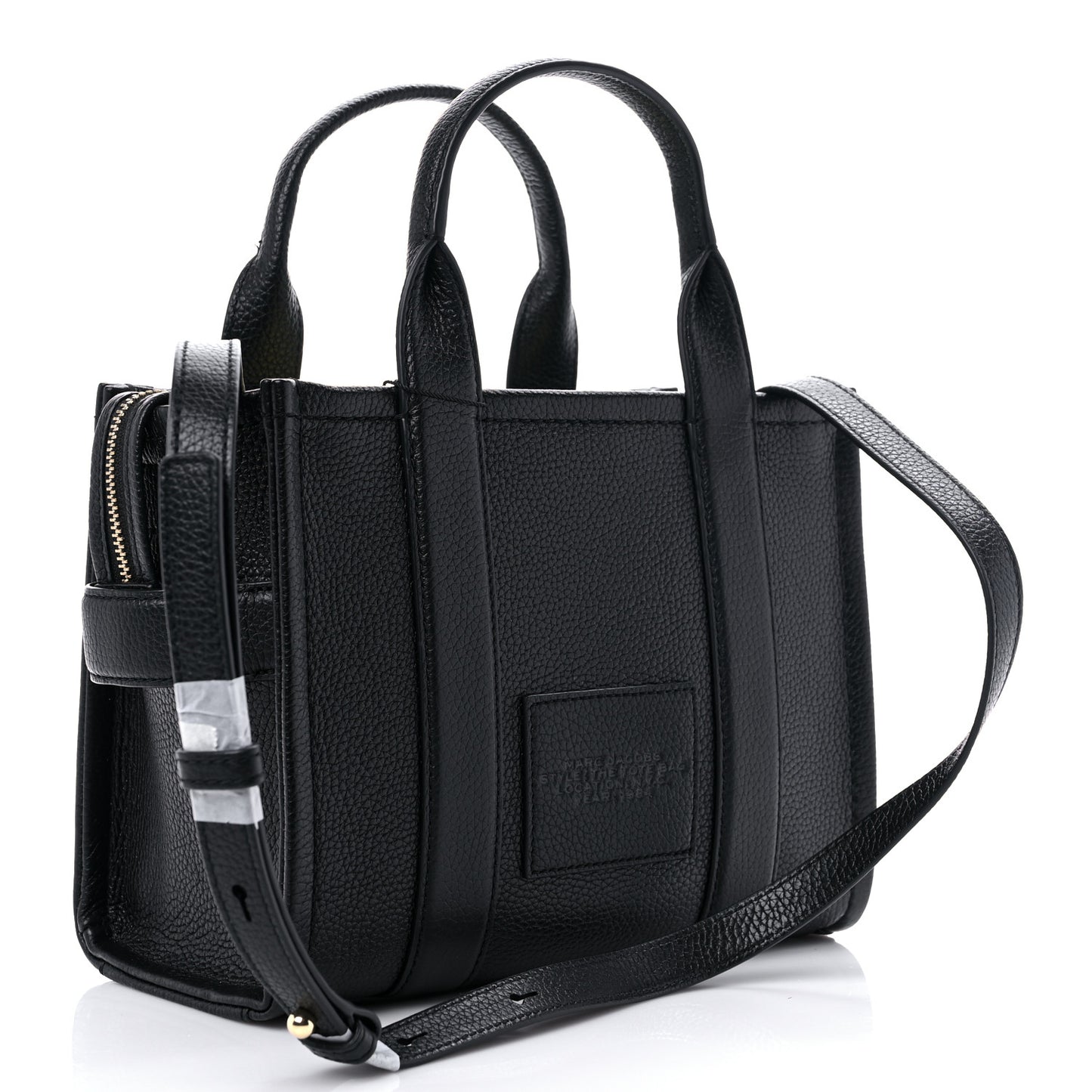 Grained Calfskin Small The Tote Bag Black