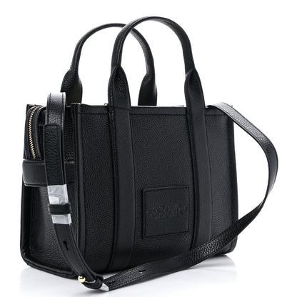 Marc Jacobs Grained Calfskin Small The Tote Bag Black 3 of 9