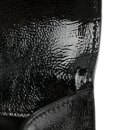Saint Laurent Textured Patent Monogram Large Belle De Jour Clutch Black 8 of 9