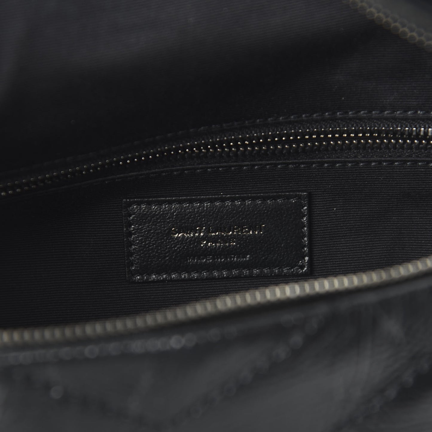 Crinkled Calfskin Matelasse Monogram Niki Body Bag Black