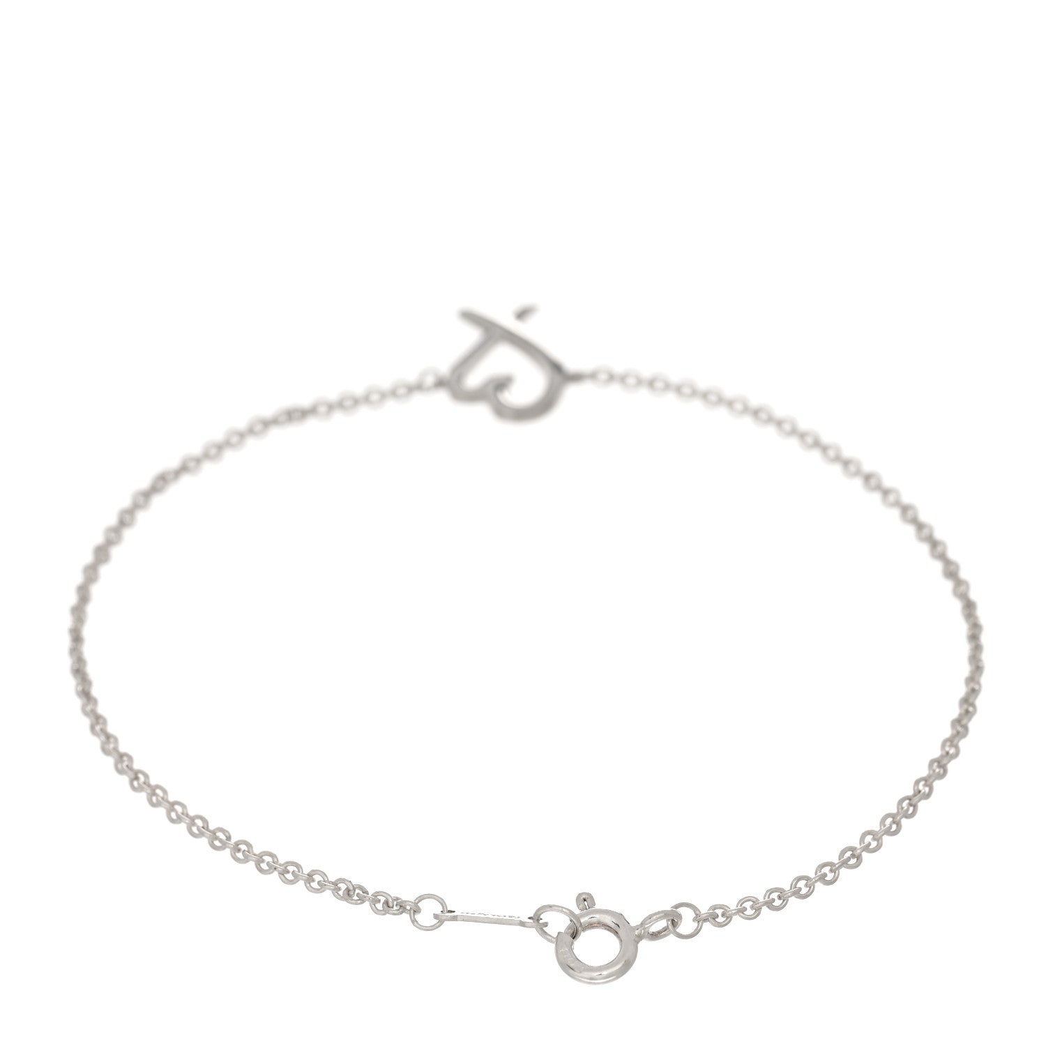 Tiffany Sterling Silver Paloma Picasso Loving Heart Bracelet 2 of 3