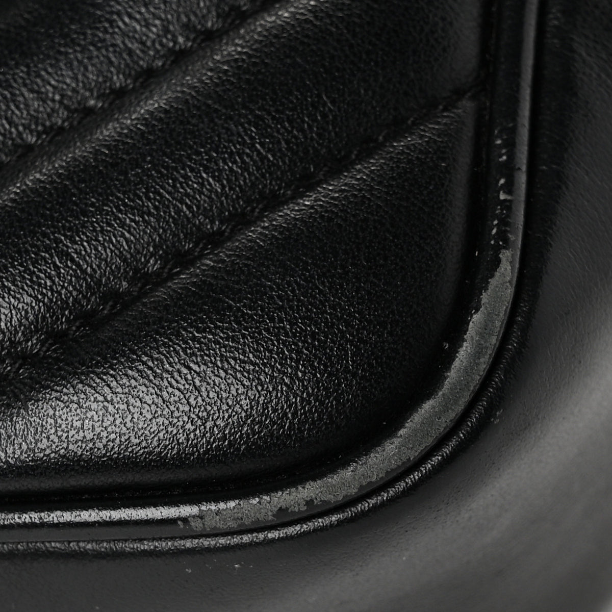 Calfskin Matelasse Monogram Lou Camera Bag Black