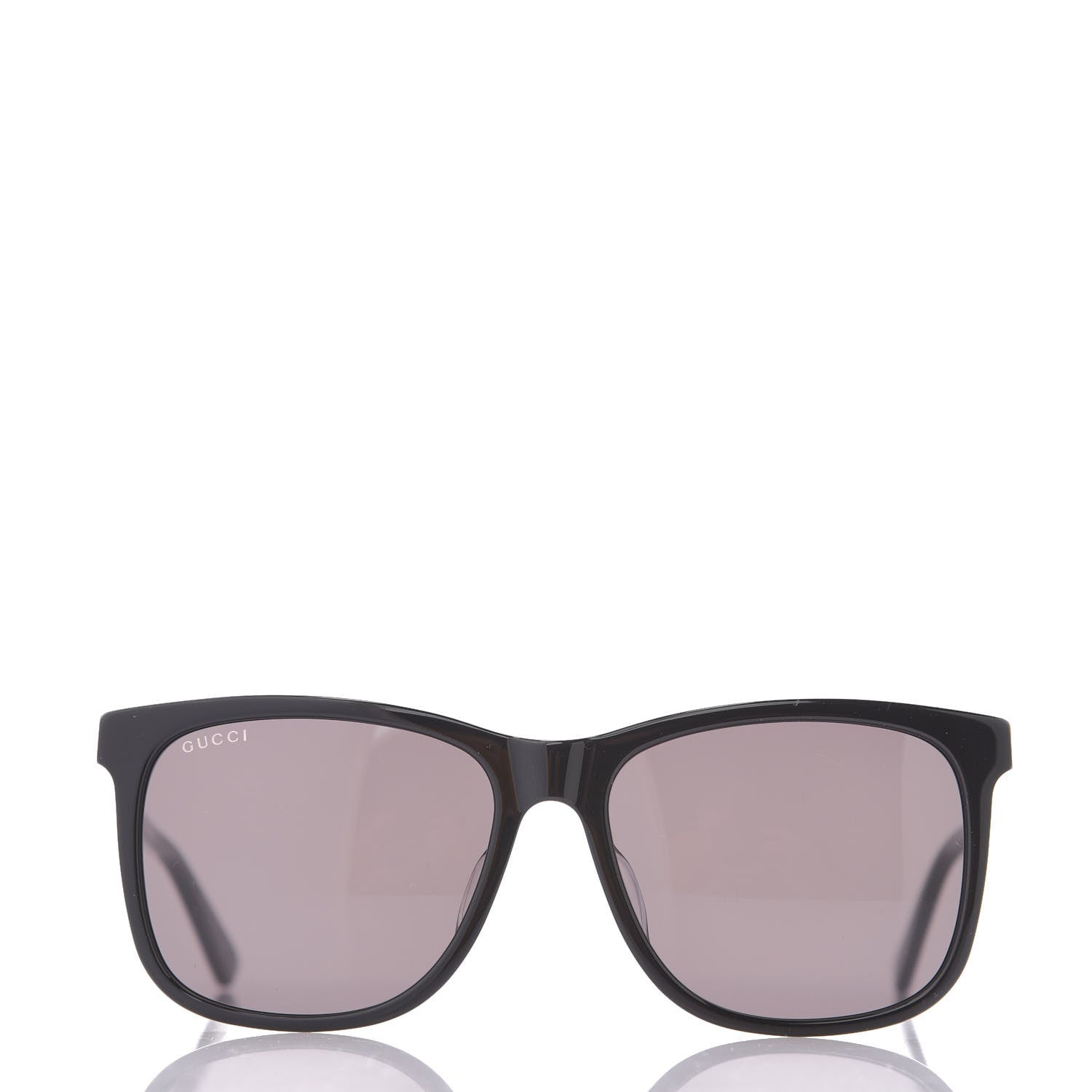 Gucci Acetate Square Frame Web Sunglasses GG0078SK Black 2 of 9
