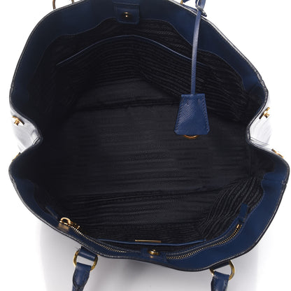 Prada Saffiano Lux Large Tote Bluette 5 of 24