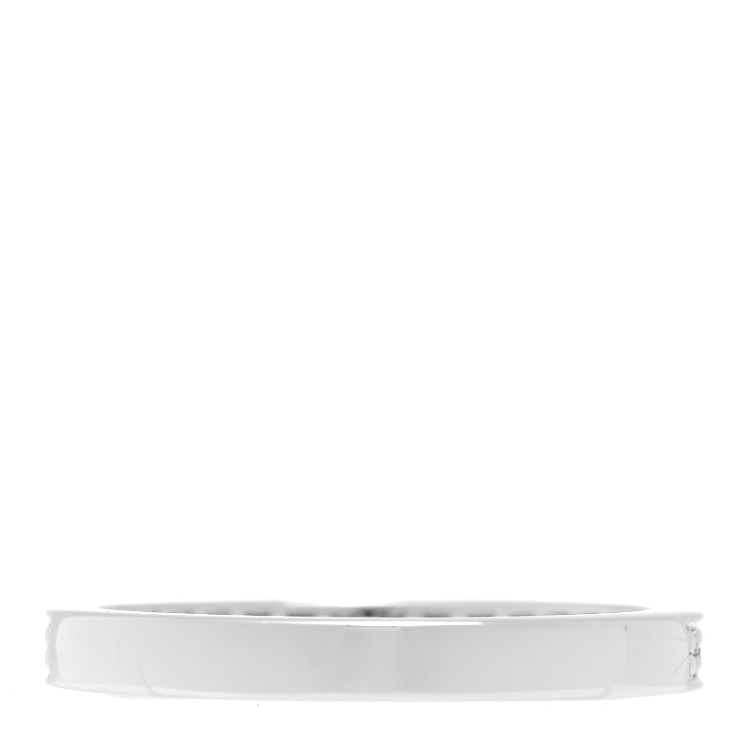 Tiffany Platinum Diamond Grace Half Circle Wedding Band Ring 48 4.5 3 of 4