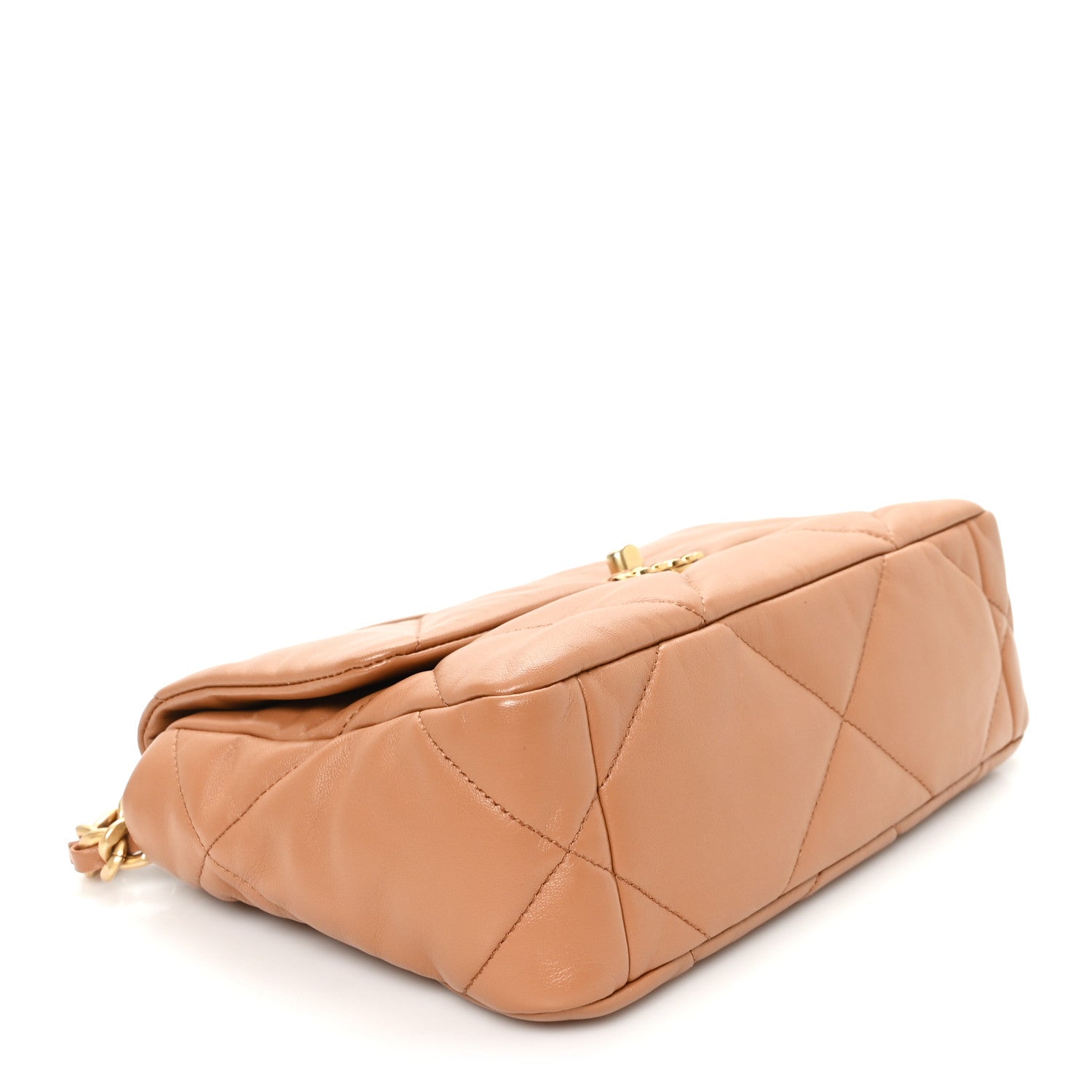 Chanel Lambskin Quilted Medium Chanel 19 Flap Brown 3 of 9
