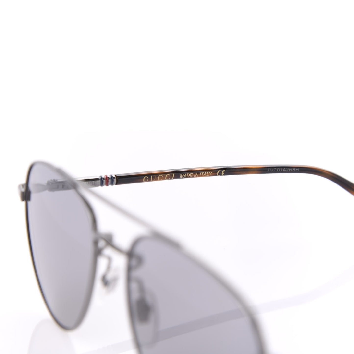 Acetate Aviator Sunglasses GG0447S Silver