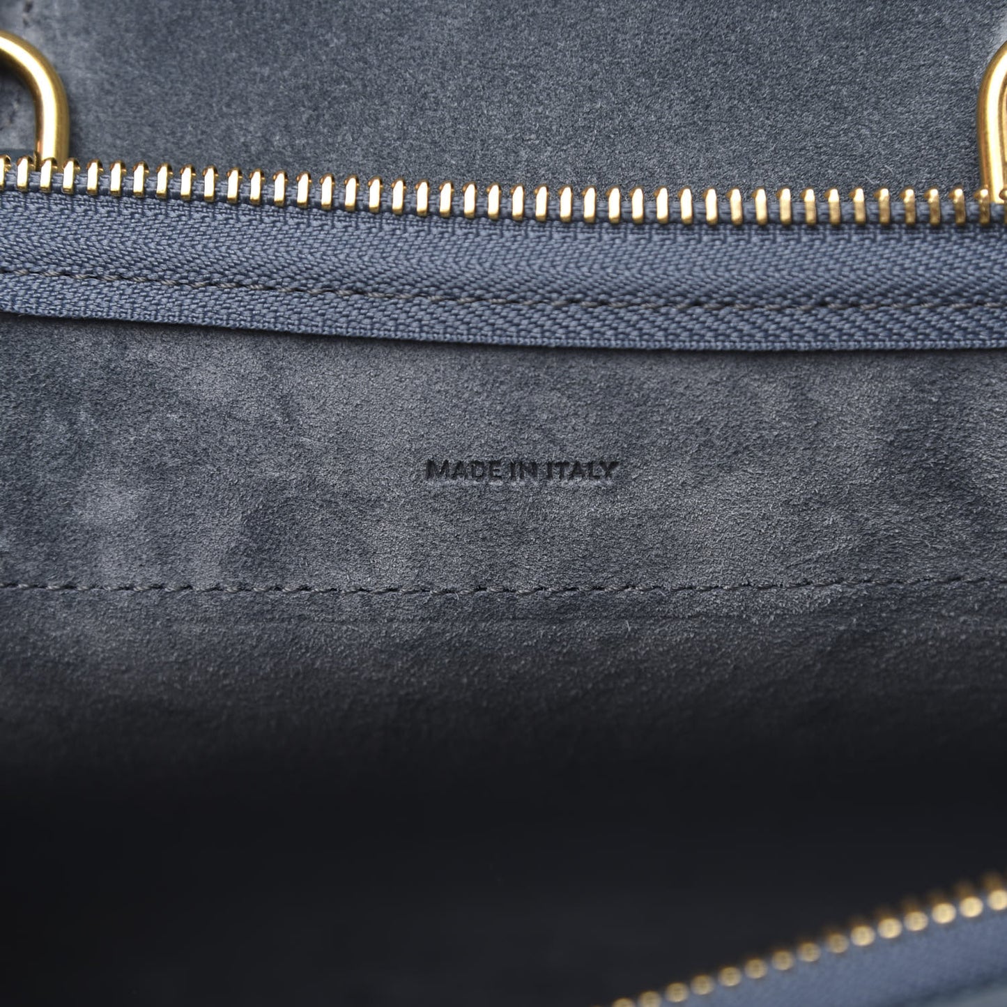 Baby Grained Calfskin Nano Belt Bag Abyss Blue