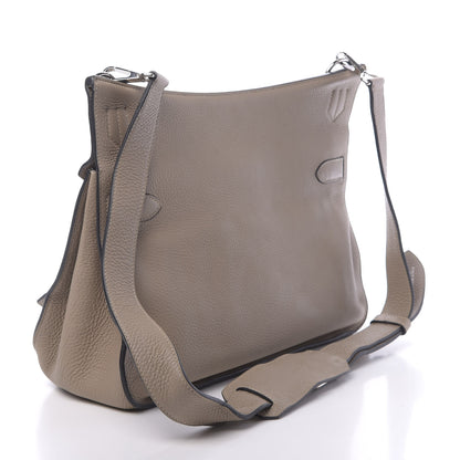 Hermes Taurillon Clemence Jypsiere 34 Gris Tourterelle 3 of 12