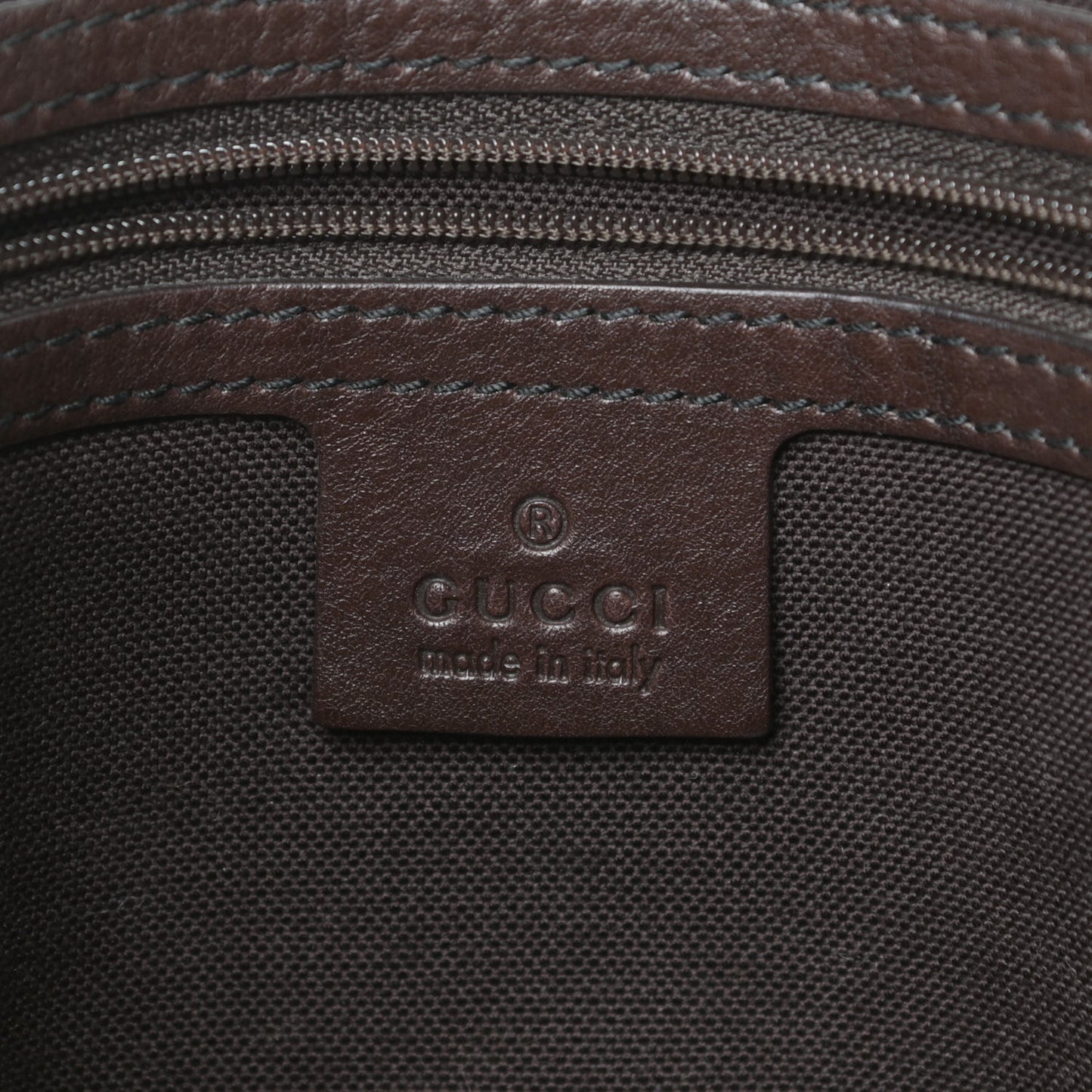 Crystal Monogram Small Babouska Tote Dark Brown