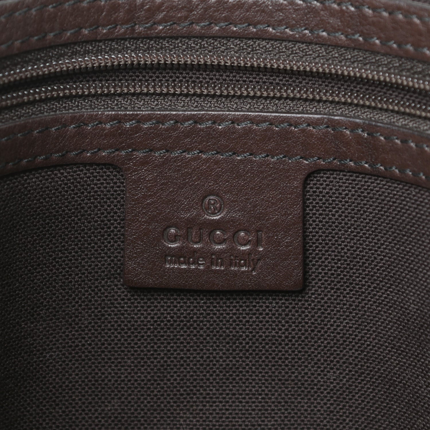 Gucci Crystal Monogram Small Babouska Tote Dark Brown 8 of 13