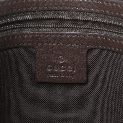 Gucci Crystal Monogram Small Babouska Tote Dark Brown 8 of 13