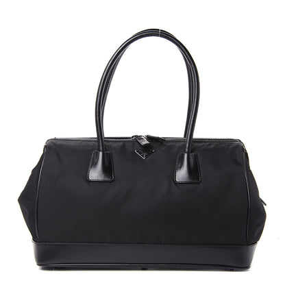 Prada Tessuto Nylon Soft Calf Bowler Black 1 of 13