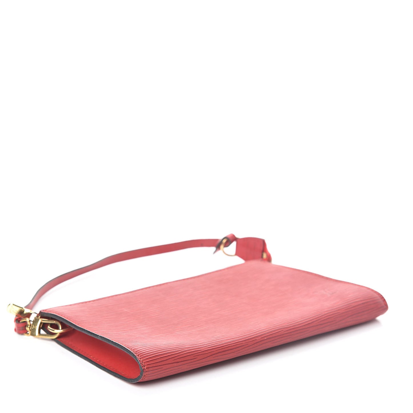 Epi Pochette Accessories 24 Castillan Red