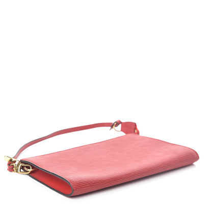 Louis Vuitton Epi Pochette Accessories 24 Castillan Red 4 of 10