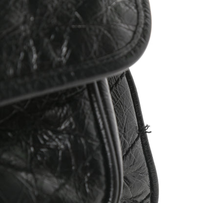 Saint Laurent Crinkled Calfskin Matelasse Monogram Large Niki Chain Satchel Black 9 of 15