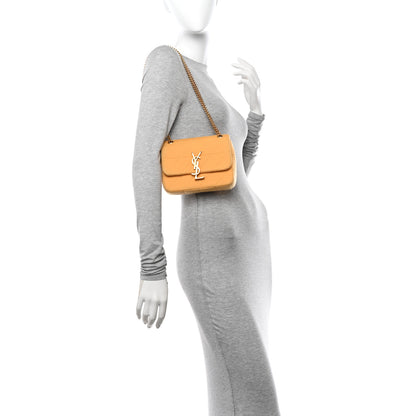 Saint Laurent Jersey Wool Patchwork Monogram Mini Jamie Baguette Saffron 2 of 12