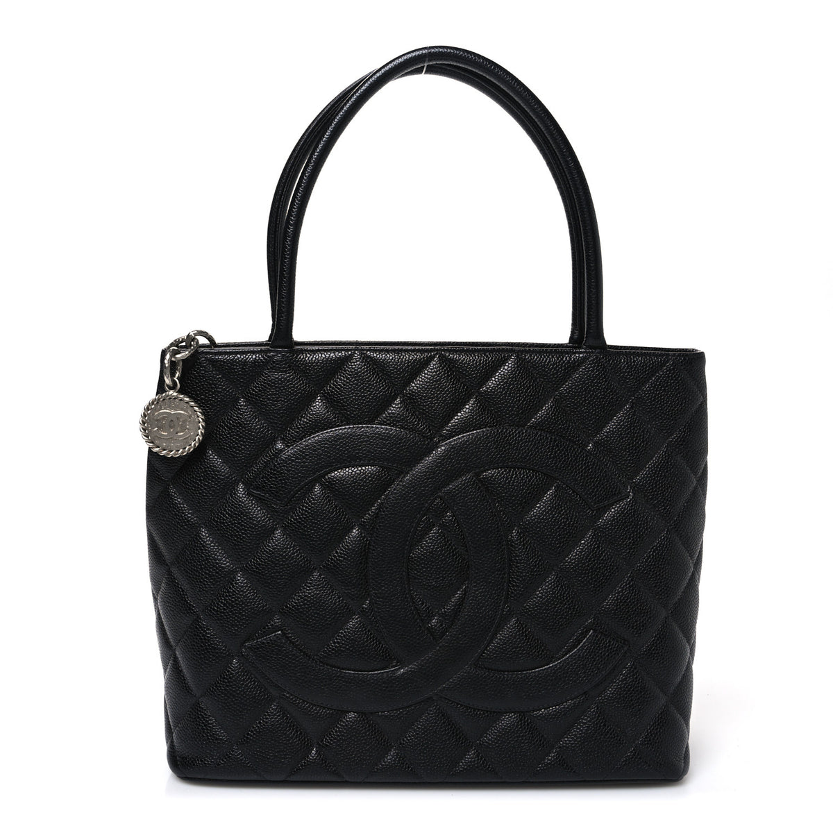 Chanel Caviar Quilted Medallion Tote Black 1 of 11
