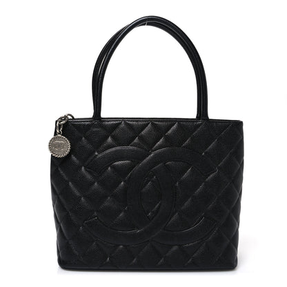 Chanel Caviar Quilted Medallion Tote Black 1 of 11
