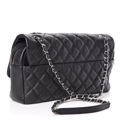 Chanel Caviar Quilted Jumbo Easy Flap Black 3 of 10