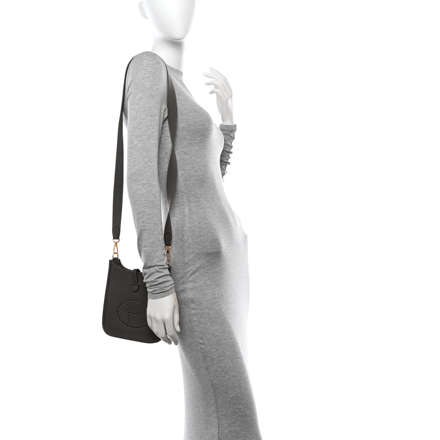 Hermes Taurillon Clemence Evelyne TPM Etain 2 of 11