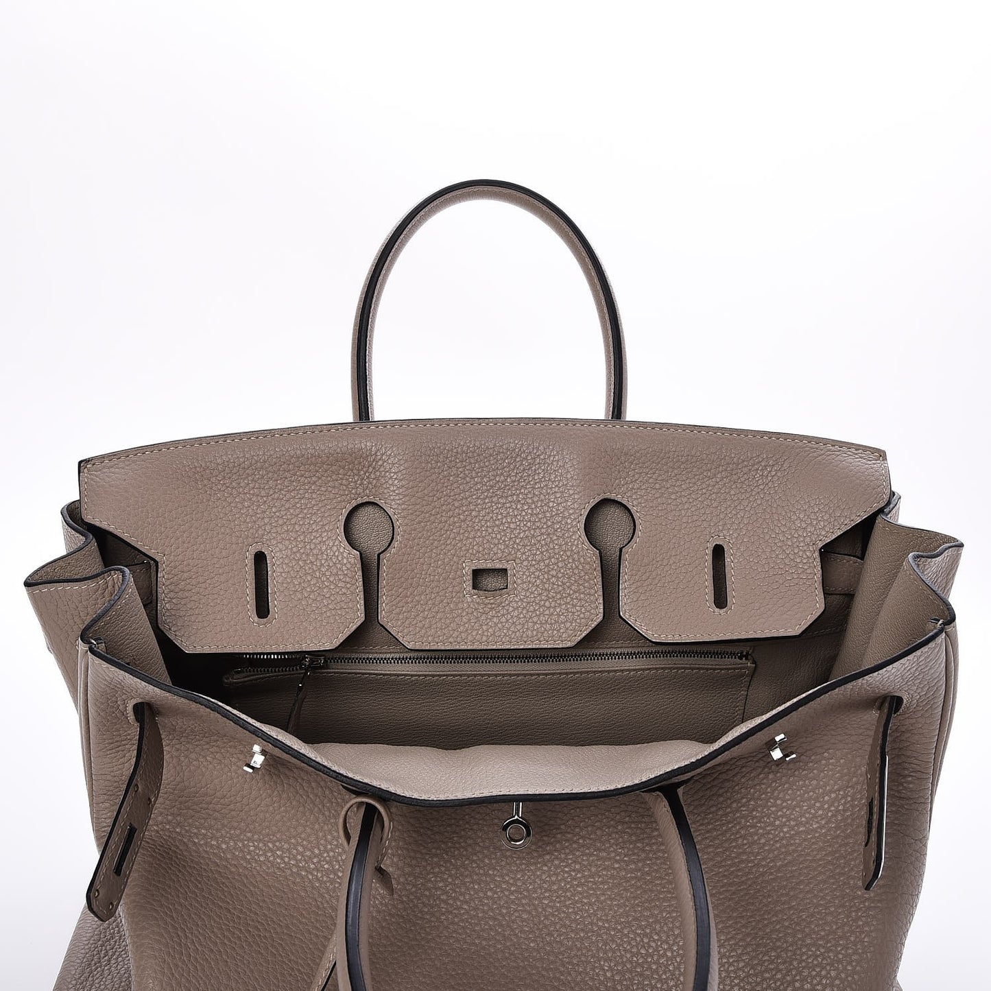 Taurillon Clemence Birkin 35 Gris Tourterelle