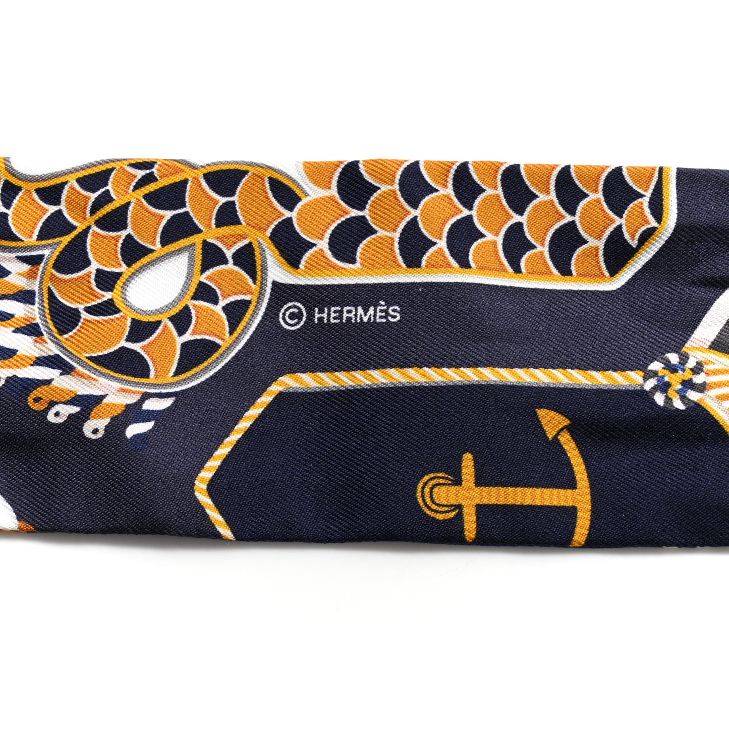 Silk Epaulettes De Gala Twilly Marine Gold White