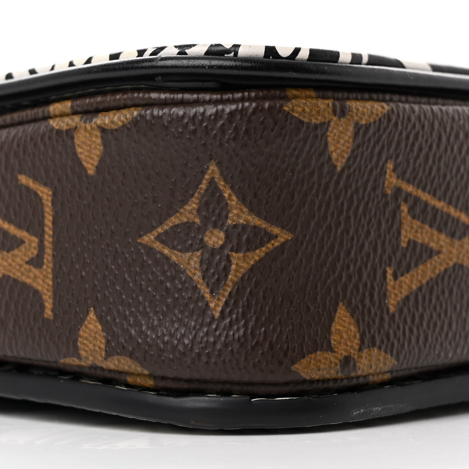 Louis Vuitton Epi Monogram Floral Pochette Metis Black White 11 of 12