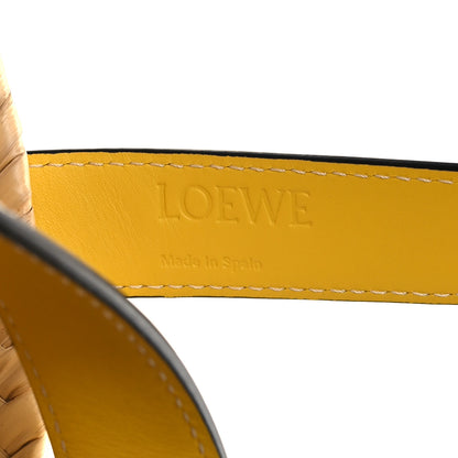 Loewe Raffia Small Basket Tote Bag Natural Yellow 6 of 10