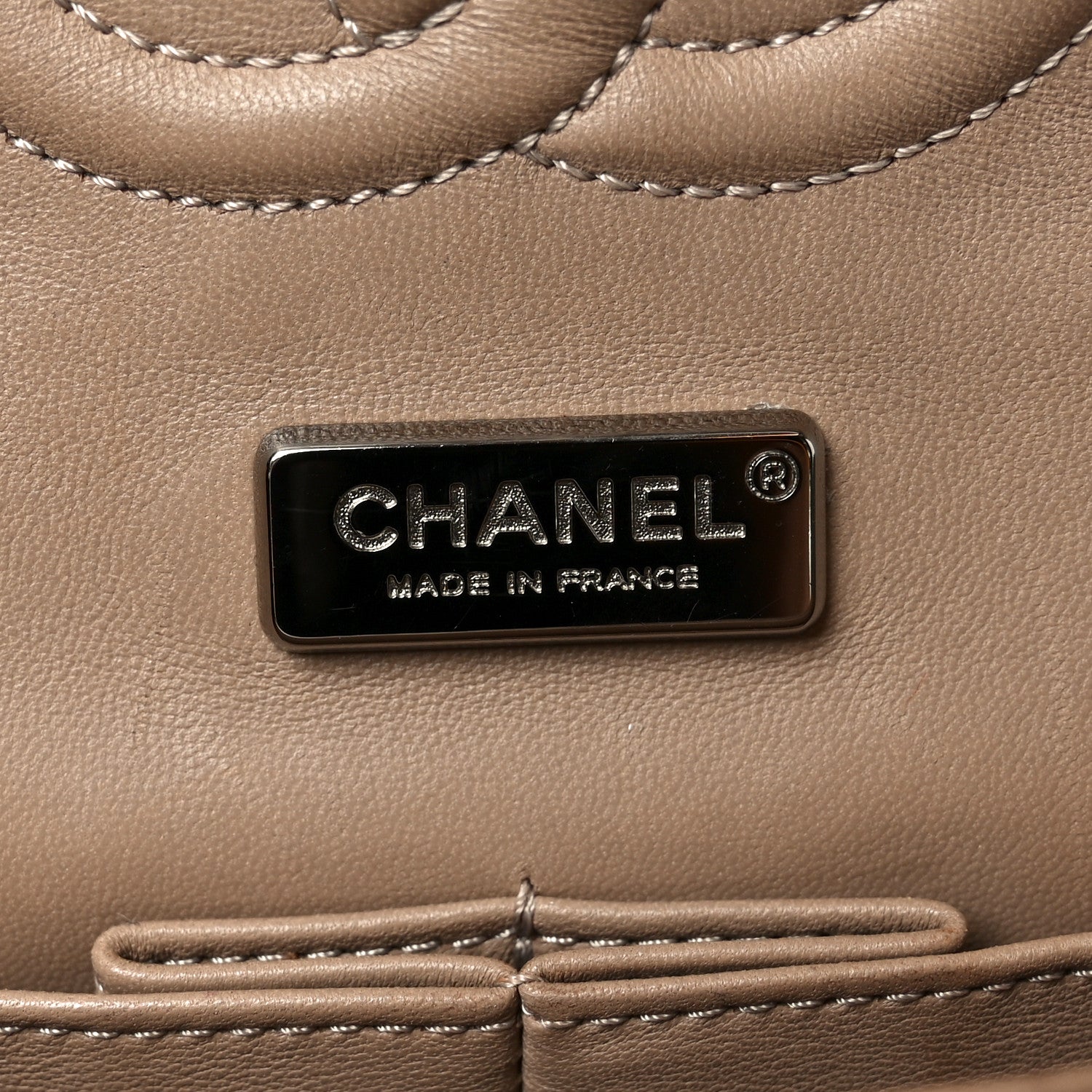 Chanel Metallic Snakeskin Medium Double Flap Beige 1864097